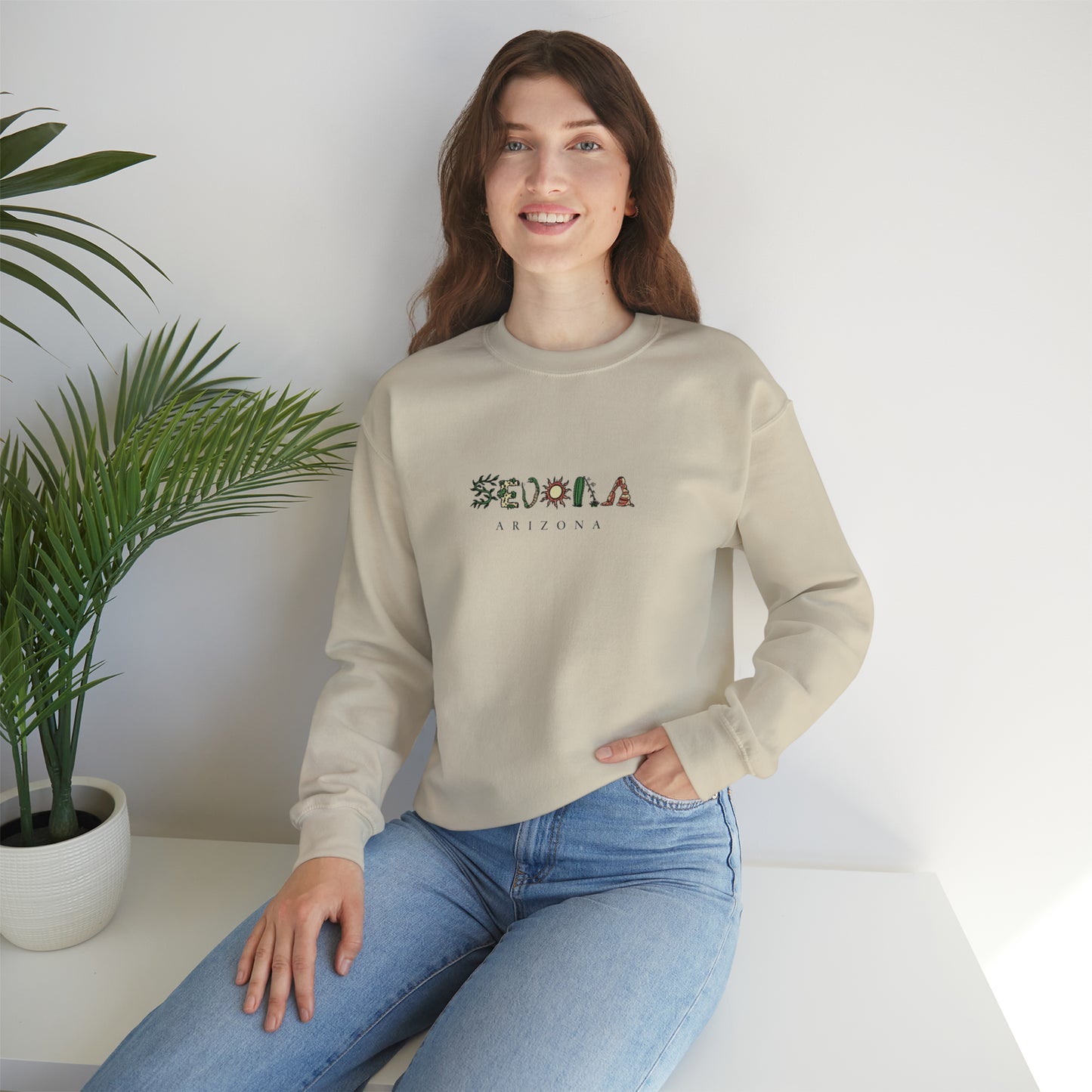 Sedona Symbols Crewneck - redrockmerchco