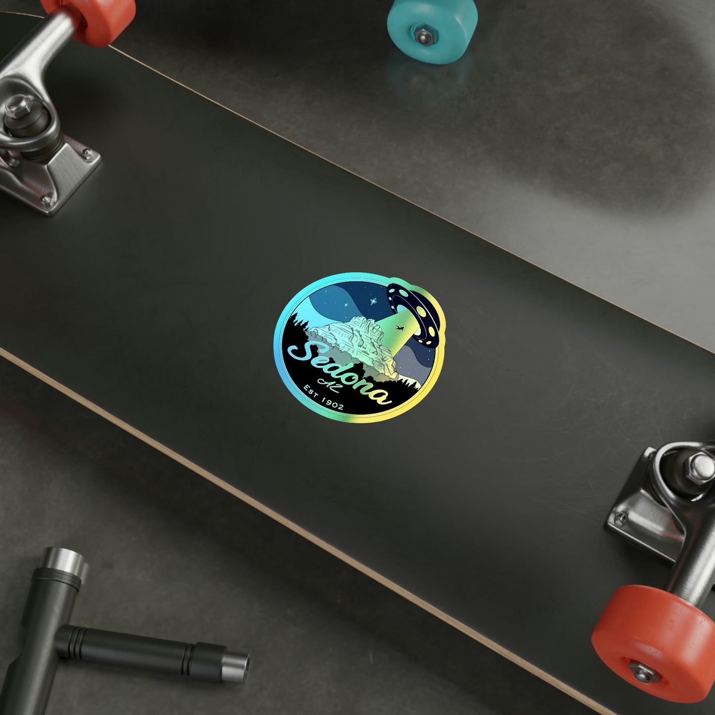 Sedona Holographic Die-cut Stickers - redrockmerchco