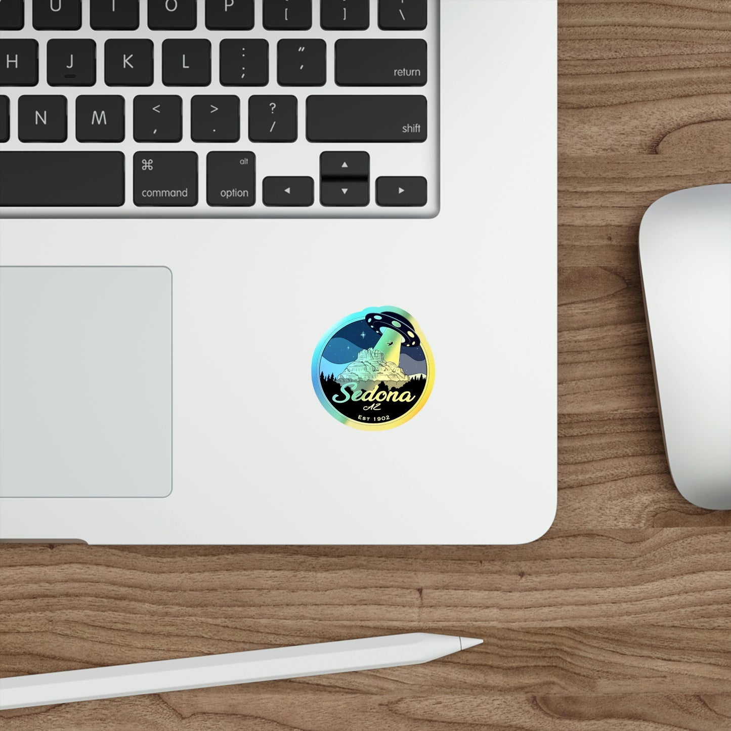 Sedona Holographic Die-cut Stickers - redrockmerchco