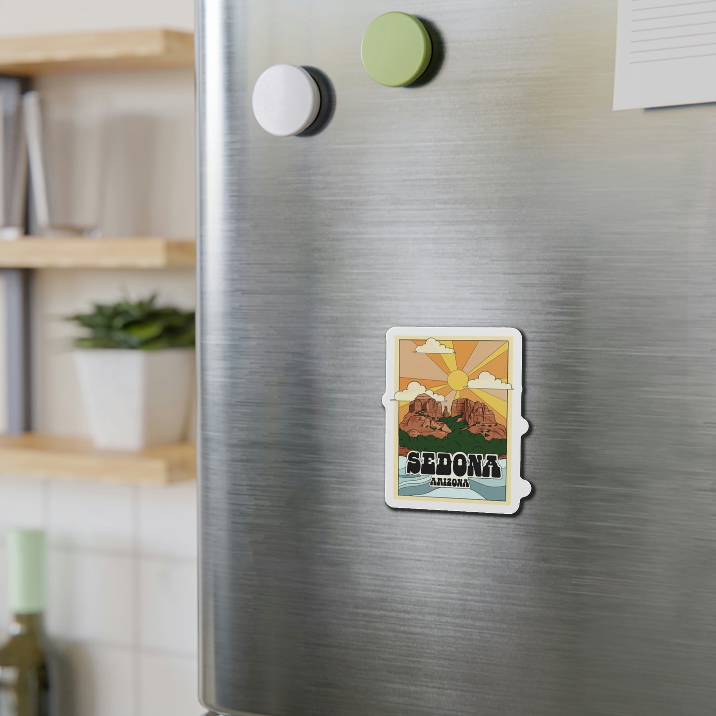 Sedona Vintage Magnet - redrockmerchco