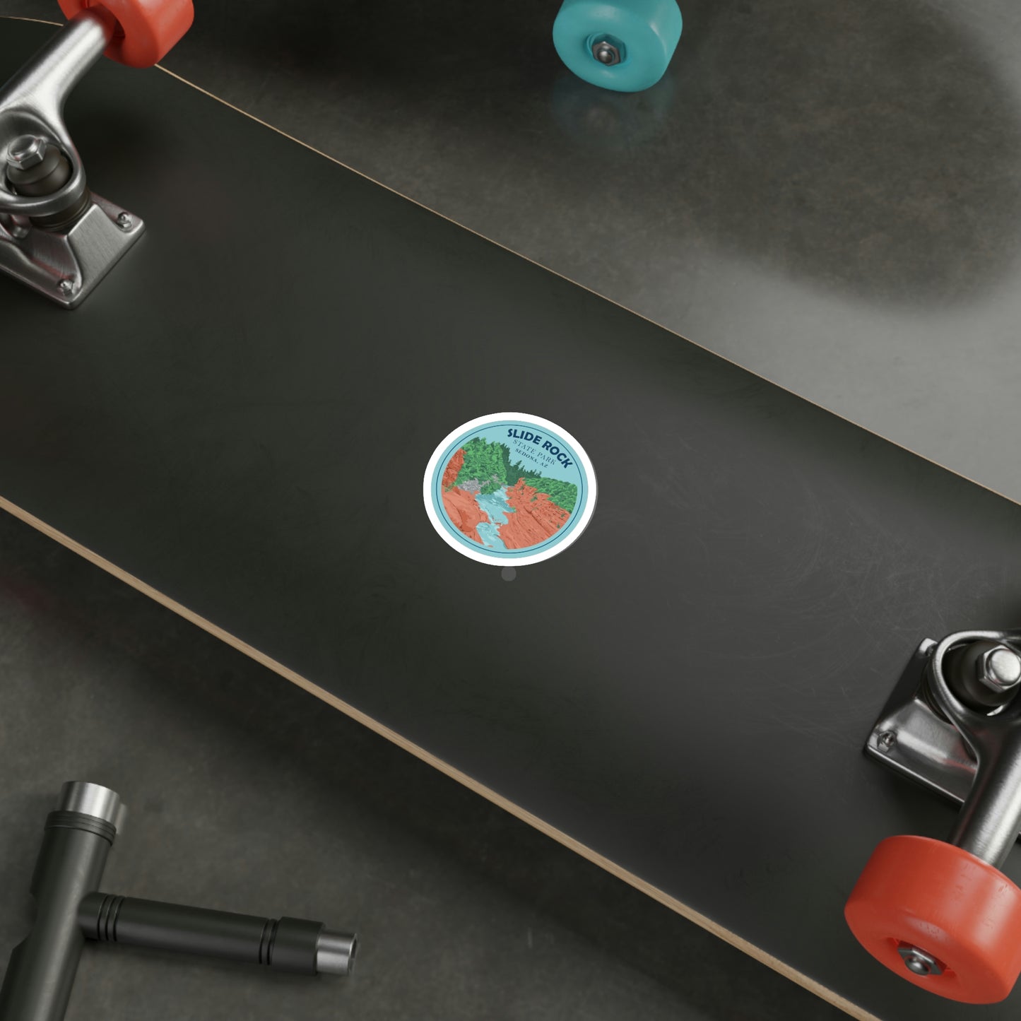 Slide Rock State Park Stickers - redrockmerchco