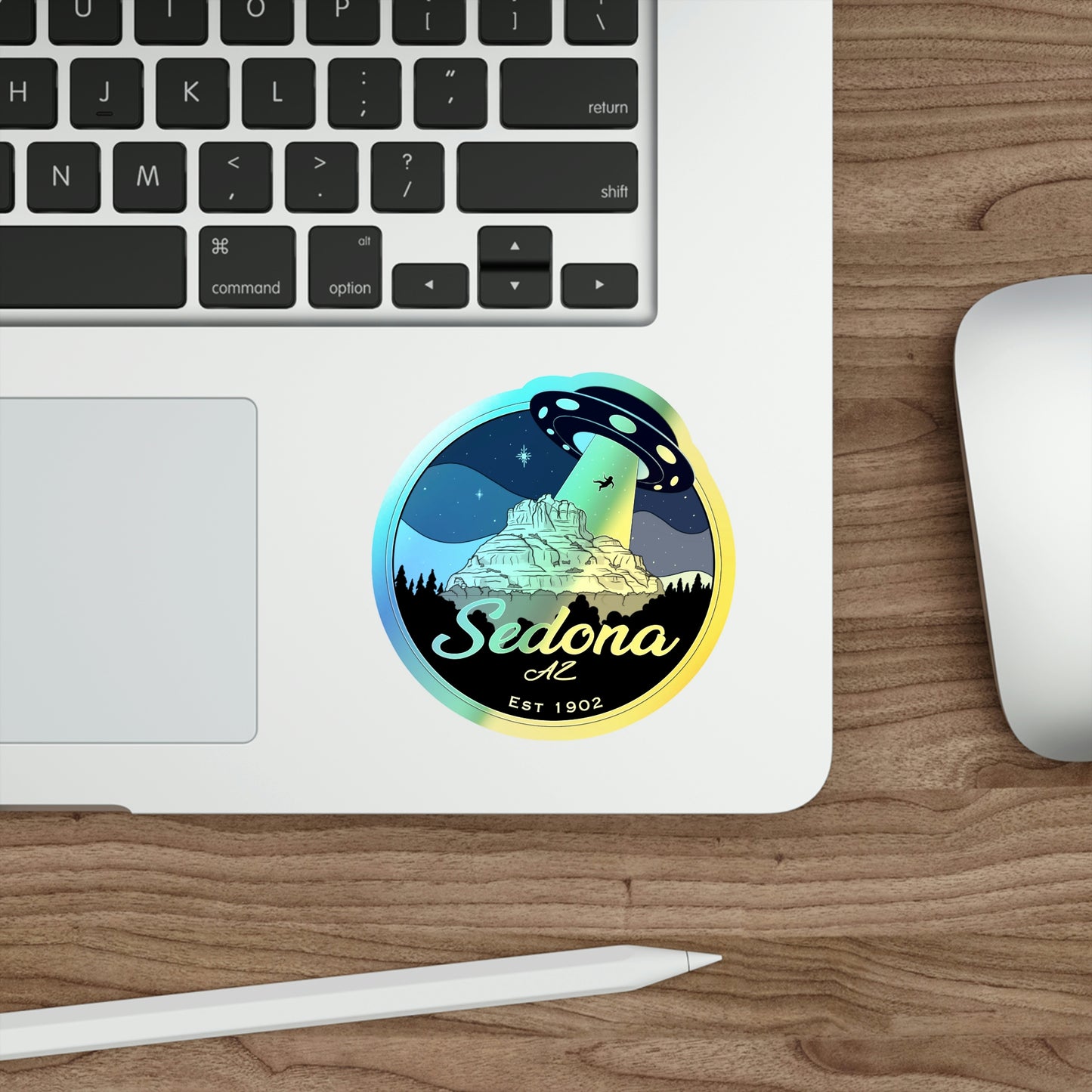 Sedona Holographic Die-cut Stickers - redrockmerchco