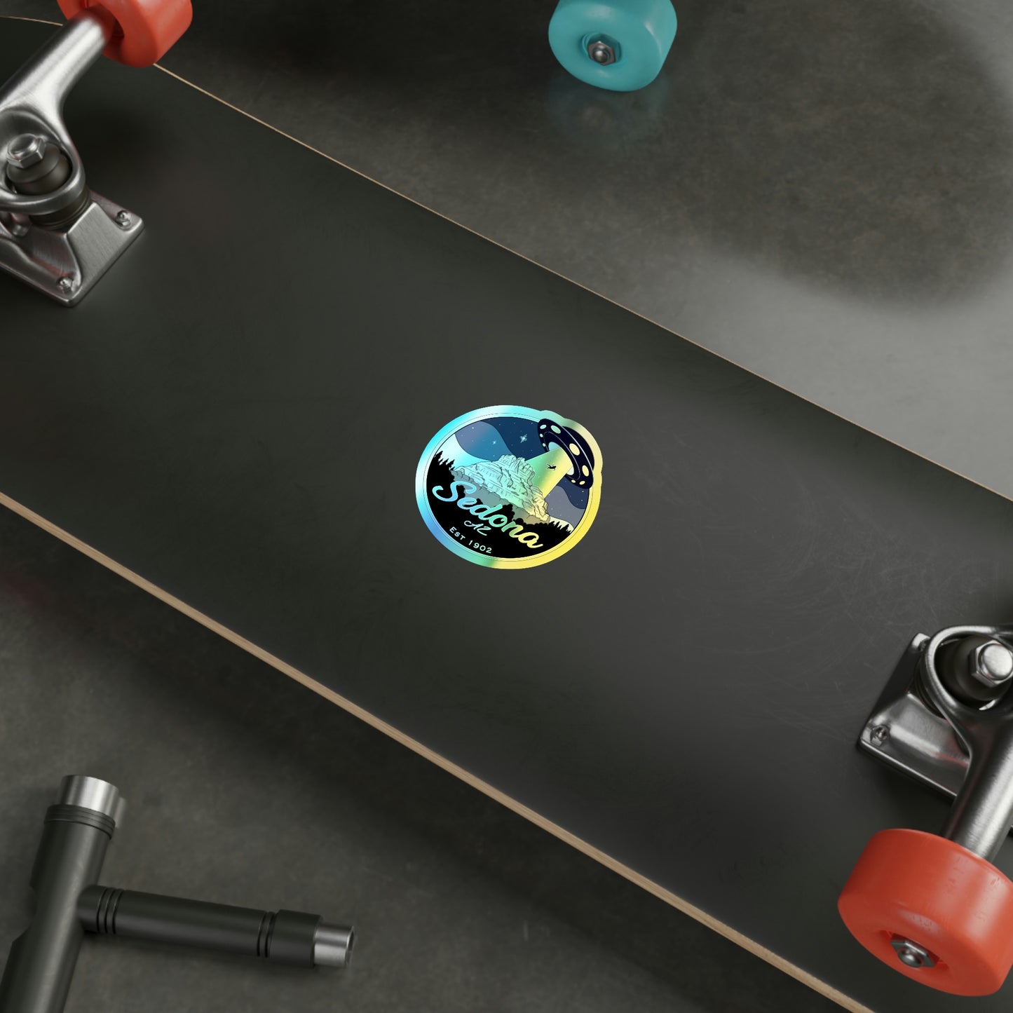 Sedona Holographic Die-cut Stickers - redrockmerchco