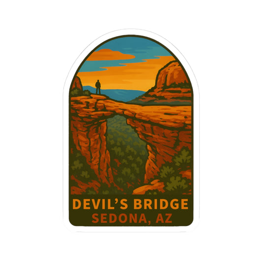 Sedona Devil's Bridge Kiss-Cut Stickers | Nature Vinyl Decals, Travel Aesthetic, Outdoor Adventure Decor, Gift for Hikers, Road Trip [...]