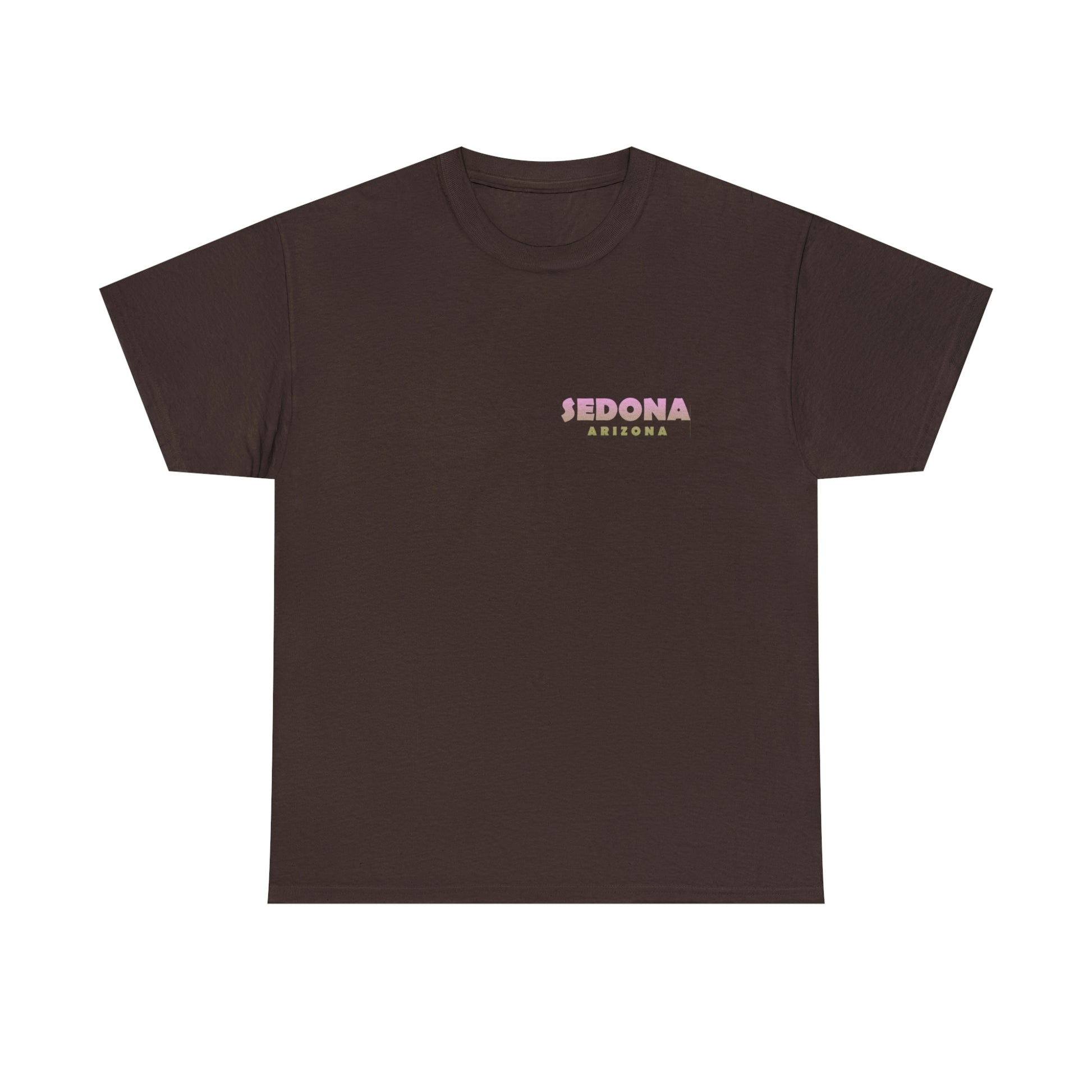 Slide Rock Gradient Soft T-Shirt Chocolate - redrockmerchco