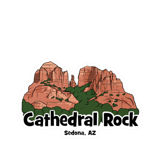 Cathedral Rock Die-Cut Stickers - redrockmerchco