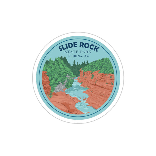 Slide Rock State Park Stickers - redrockmerchco